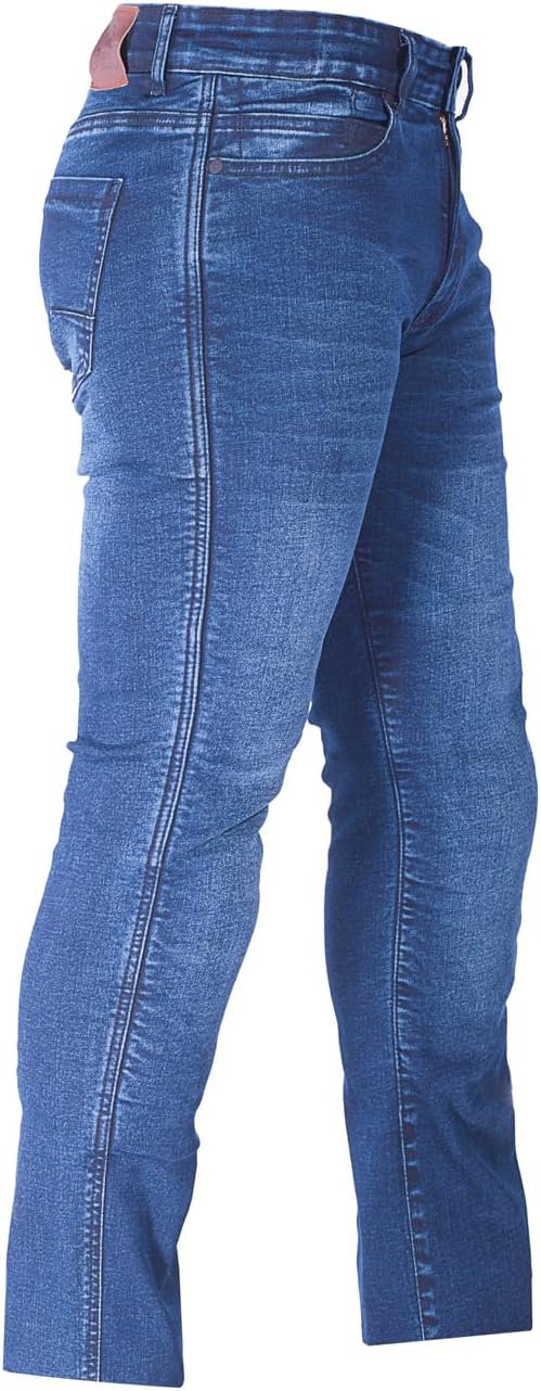 EndoGear Motorcycle Jeans Silver Stone Built with Kevlar® CE Certified Class A Pants for Men with CE Armors