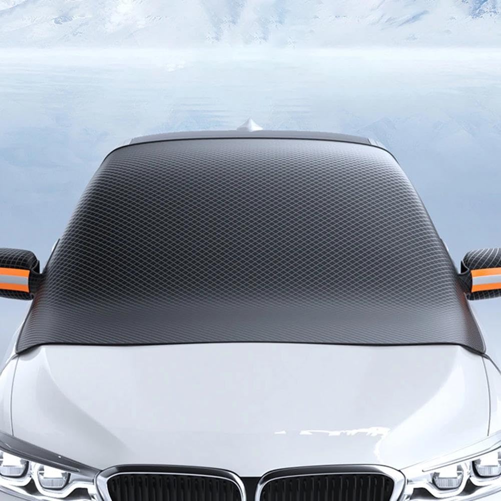 Housse de Protection pour Pare-Brise Couverture Pare-brise Pare-soleil Magnétique Demi-bâche Voiture Imperméable Hiver Neige Bouclier Avant Externe Fenêtre Pare-soleil Épais Protection Pare Brise Hive