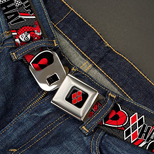Cinturón de seguridad Buckle-Down con estampado HAHAHA! de Harley Quinn 2
