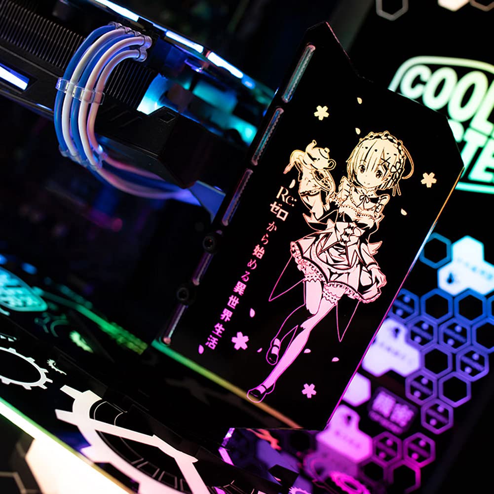 Light Pollution PC MOD Customized GPU Holder Aura Sync 5V 3Pin ARGB - YOSYMOD Personalized & Acrylic