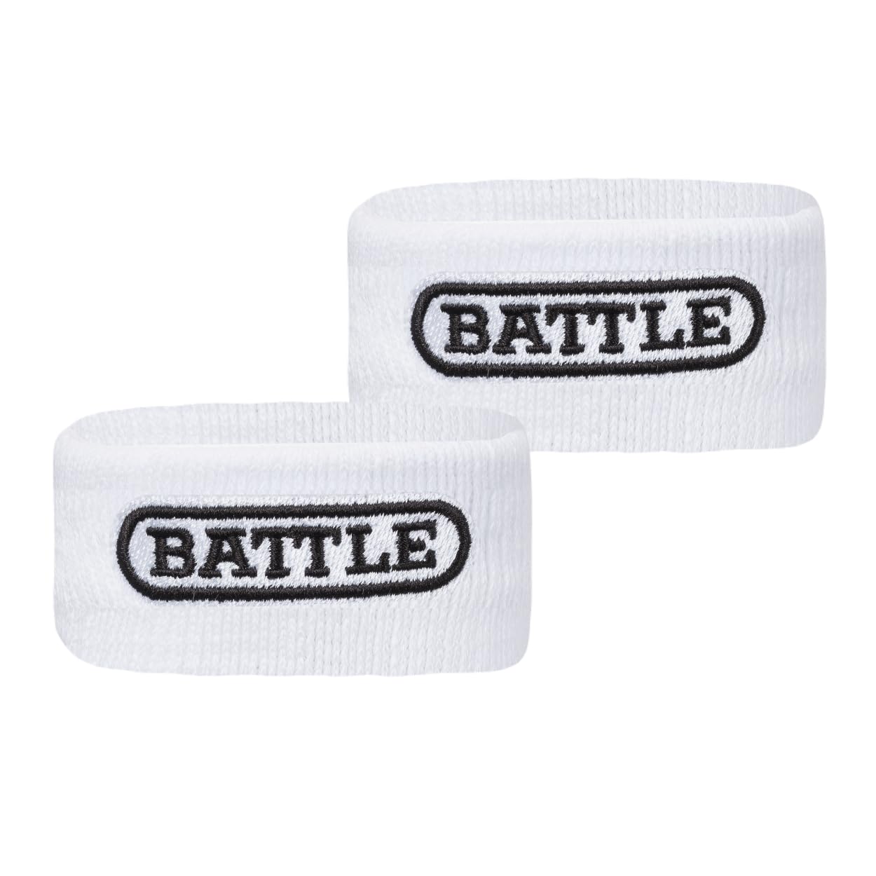 Battle Dicke Sport-Fußball-Armbänder für Fußball, Hochleistungsbänder mit ultraweichem Material, um Schweiß abzuleiten und die Hände trocken zu halten, inklusive 2 Handgelenkbänder