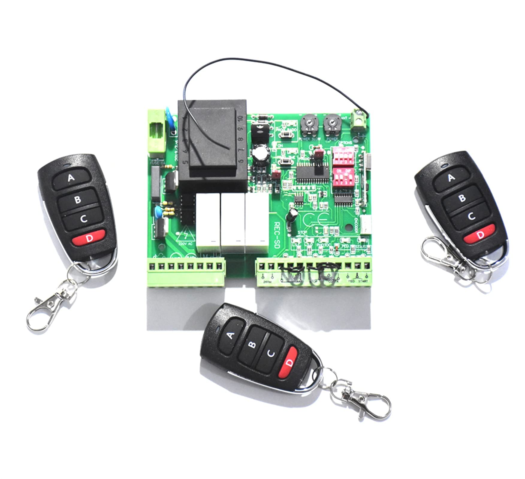 Apri della Porta del Garage, NC portello apricancello garage condizionatore quadro del motore PCB. regolatore circuito elettronico carta sostitutiva soft start(Kit 2)