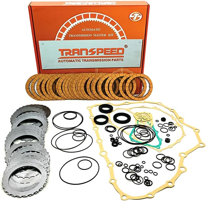 TRANSPEED MZHA MZJA BZHA RE4 Auto Transmission Master Rebuild Kit with Cluch Overhaul Kit Seals Gaskets Rings Compatible with HONDA CRV 2.4L 07-10