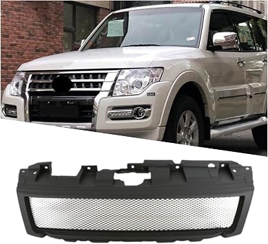 Front Grill Front Bumper Grille Upper Hood Mesh fits for Mitsubishi Pajero 2015-2022 V93-V97