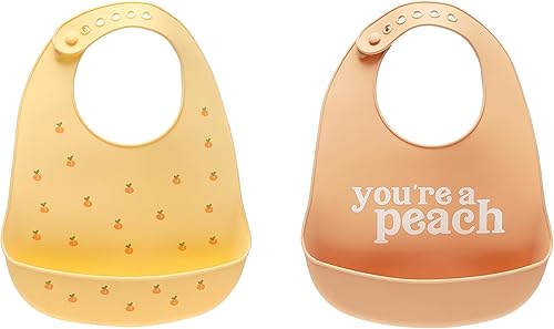 Pearhead Woodland Muslin Baby Bib Set, Soft Cotton Drool Bibs for Infants and Toddlers, Lightweight Feeding Essentials