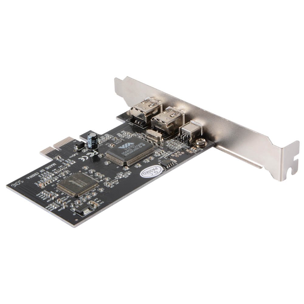 CERRXIAN IEEE 1394 Firewire Card PCI Firewire Adapter IEEE 1394 PCI Controller Karte Fu00fcr Desktop