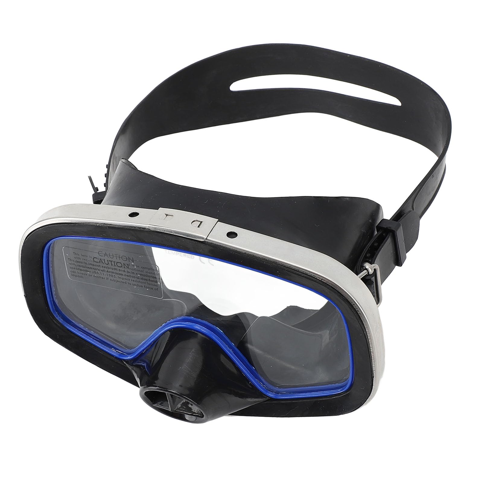 Gafas de Buceo, Lentes de Vidrio Templado a Prueba de Agua de Silicona, Gafas Subacuáticas con Vista Clara, Cómodas a Prueba de Arañazos para Bucear, Nadar y Bucear