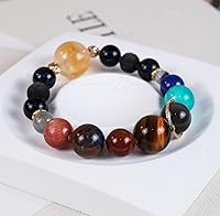 Vista 32 de Precious Gemstone Natural Crystal Healing Bracelet, Rutilated Quartz, Moonstone, Quartz Handmade Original Design Bracelet