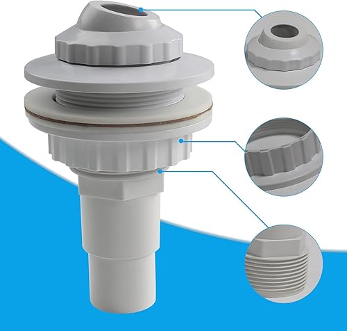 Miniatura 4 de Pokin Blavit - Accesorio completo de retorno para piscina sobre el suelo con junta y adaptador