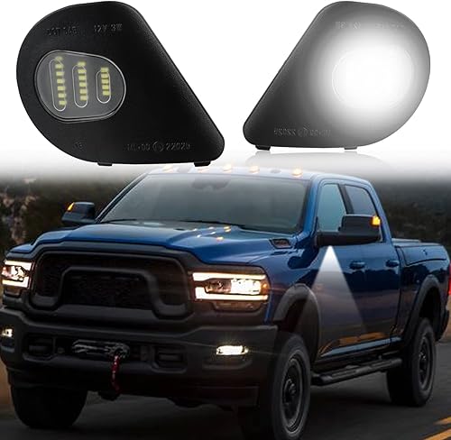 Miniatura 7 de Luces LED dinámicas secuenciales para espejo lateral compatibles con Dodge Ram 1500 2500 3500 4500 5500 camión 2010-2018 espejo de remolque