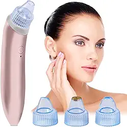 Ferramenta para Remoção de Impurezas da Pele - Removedor de Cravos e Acne - Extrator Elástico Sucção a Vácuo - Limpeza Facial - Caneta - Silicone - 1 Unidade