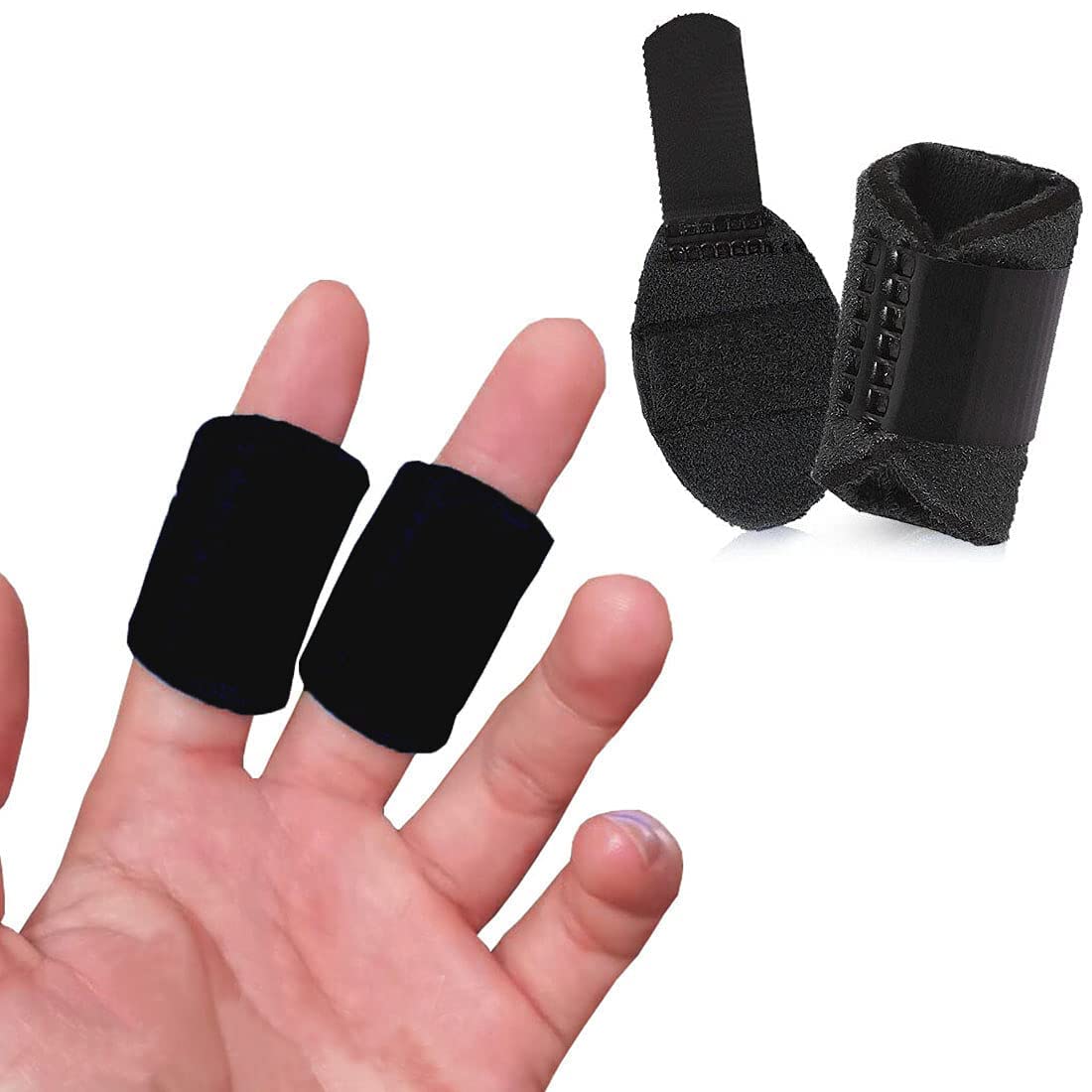Buy Small Finger Splint for Teens, 2 Pack Little Finger Knuckle Support
