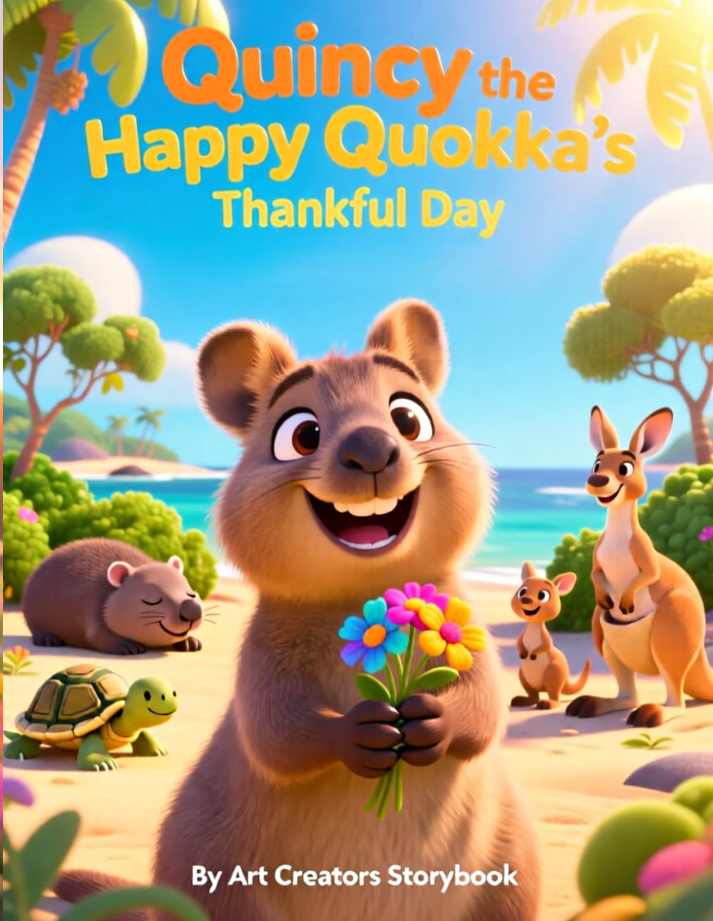 Quincy the Happy Quokka’s Thankful Day: A Children’s Book About Gratitude, Kindness, and Positive Thinking for Kids Ages 3–8 (Quincy the Happy Quokka: A Social-Emotional Learning Series)
