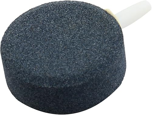 Uxcell, peces de acuario, tanque de aire, difusores de burbuja eléctrica, piedras de aire redondas, Gris