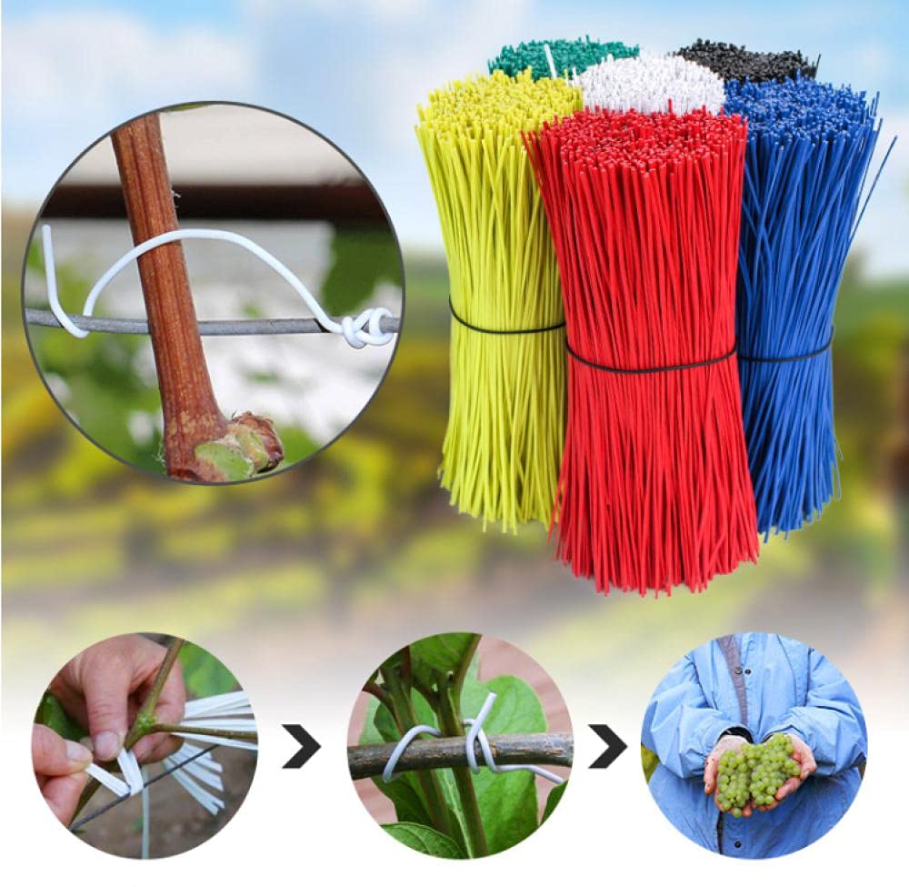 Alambre de Hierro Fino, Alambre de unión a Mano, Circular 0.7mm, Cable de Cable, Tipo de unión, 1000pcs-0.7mm * 30 cm * 1000pcs * Rojo