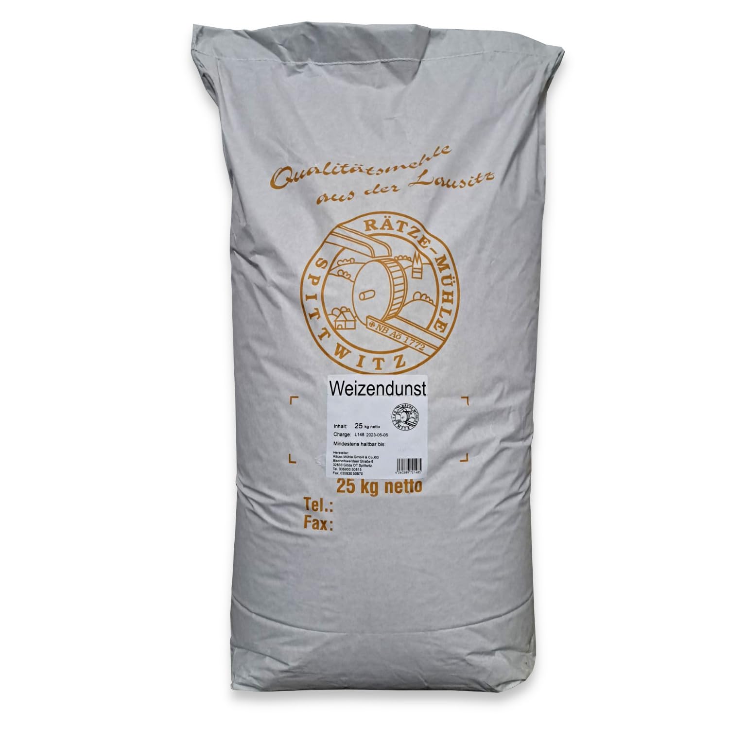 Weizendunst 25kg in bester Qualität aus der Rätze-Mühle