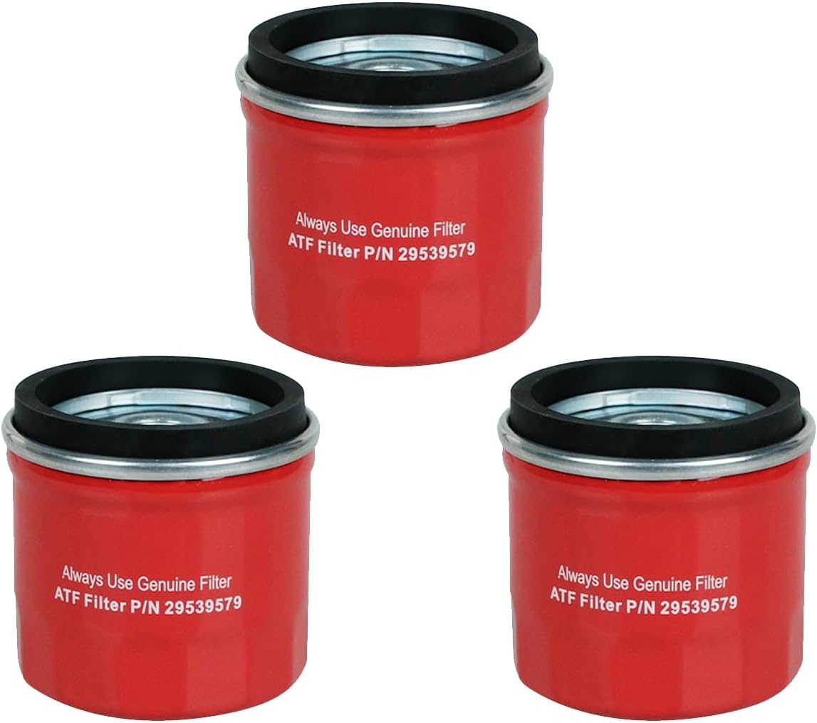 29539579 Transmission Filter For Allison 1000 2000 2400 Transmissions. Compatible with 01-19 Chevy Silverado/GMC Sierra 2500HD, 03-09 Chevrolet Kodiak/GMC Topkick C4500 C5500 6.6L Duramax (Set of 3)