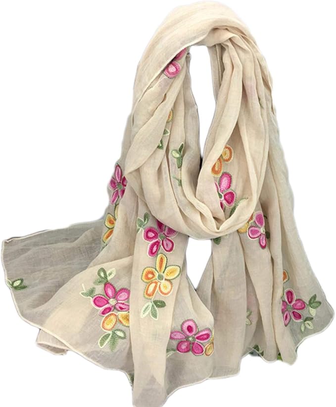 Womens colorful floral jessecmault shawl elegant floral pattern scarf Womens colorful floral jessecmault shawl elegant floral pattern scarf