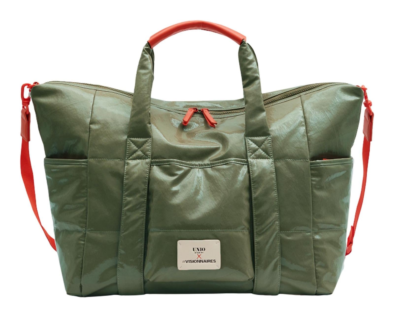 borsa da viaggio Lacquer Unio Travel Bag Khaki oliva