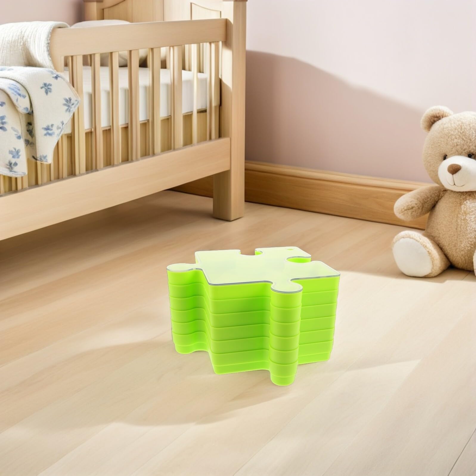 6pièces Plateaux De De Puzzles pour Garçon Fille Boîte à Puzzles avec Couvercle Empilables pour Maison Réutilisable