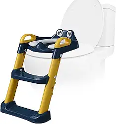 Maxi Baby Assento Redutor Infantil Dobrável C/Escada Mcfrog (Azul)
