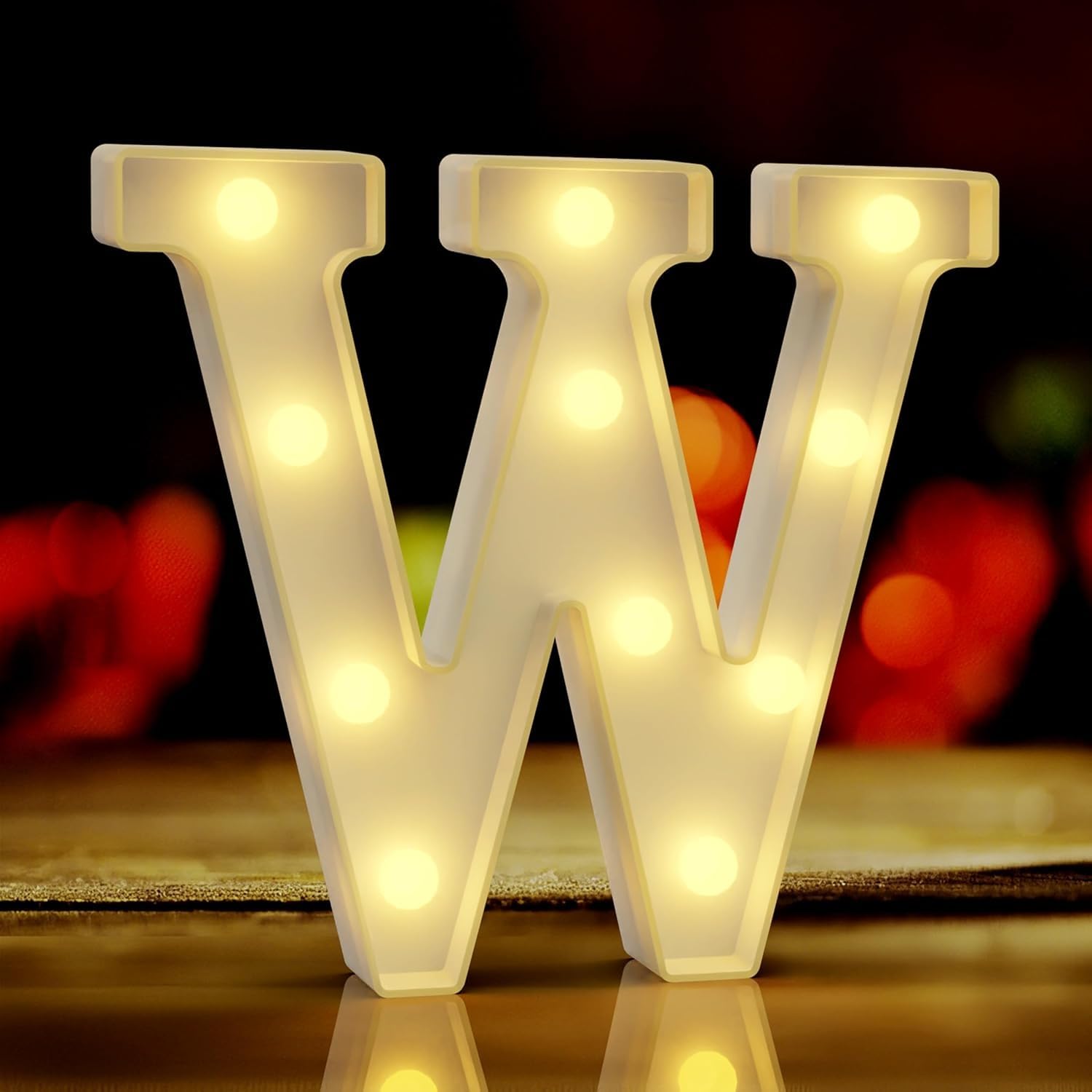 LED Marquee Letter Lights, Light Up Letters Glitter Alphabet Letter Sign Battery Powered for Night Light Birthday Party Wedding Girls Gifts Home Bar Christmas Decoration
