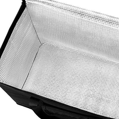 KOMEX Reusable Grocery Bags Foldable 3 Pack Shopping Bags With Sturdy Zippered