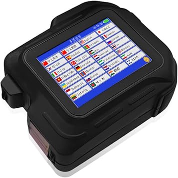 Portable Handheld Inkjet Printer, Mini Handheld Printer with Solvent Quick Drying Ink Cartridge Pocket Inkjet Coding Machine for Date Logo Barcode Text QRCode Batch Series Number