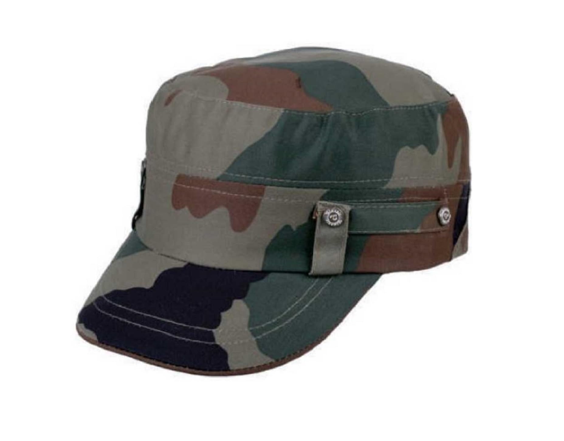 Flat Forest Rangers Camouflage Army Short caps Hats for Men and Boys-image-0