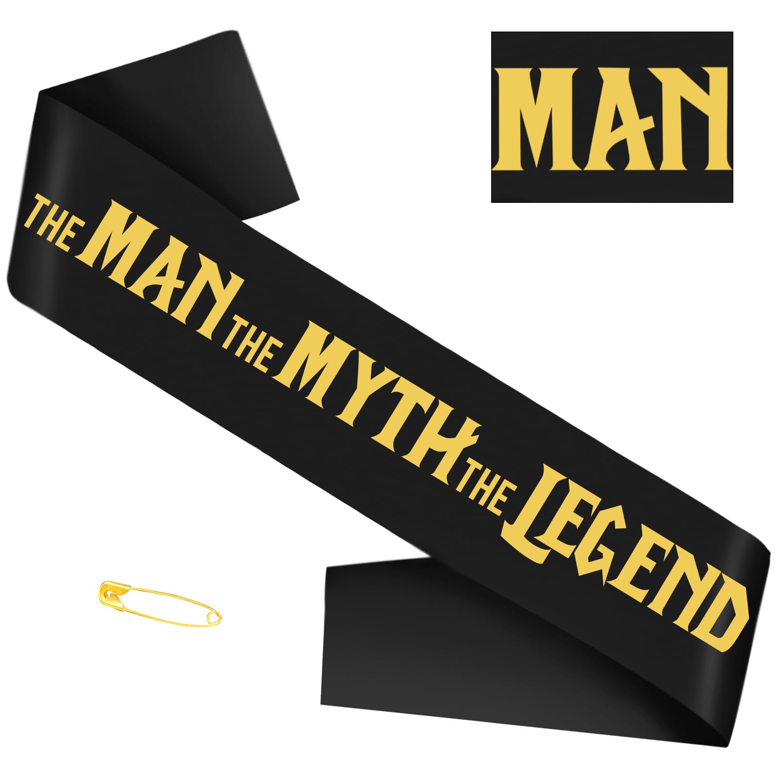 Funny Men’s Birthday Sash, Bachelor Party Sash, Retirement Party Sash, One Awesome Dad Sash Father's Theme Party Supplies, Decorations, Ideas, Large