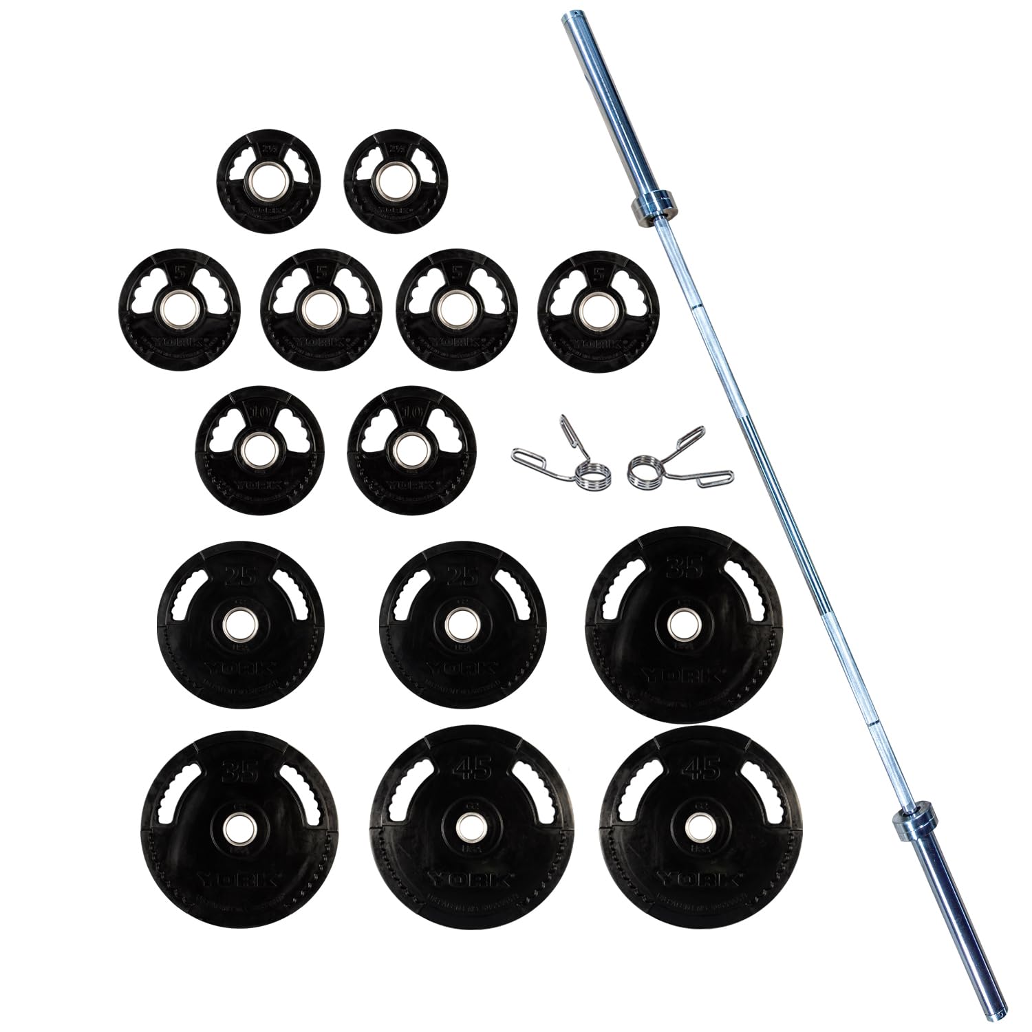 Rubber Olympic Weight Plate Set