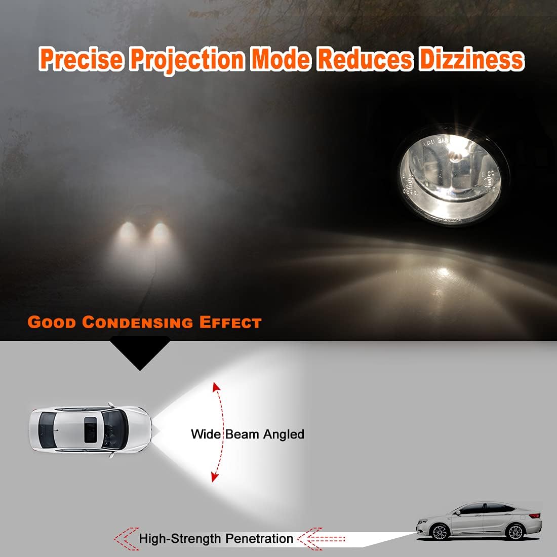 Nixon Offroad Fog Light Set for 2010-2019 Nissan Frontier, 2005-2015 Nissan Xterra w/Bulbs + Wiring Kit + Switch, Driving Fog Light Assembly Clear Lens Pair of Fog Lights - Driver & Passenger