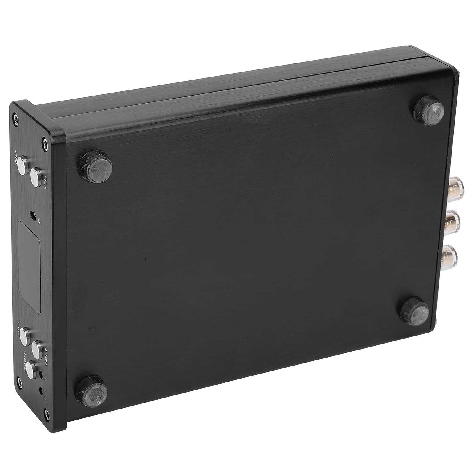 Ejoyous Wzmacniacz Mocy Wzmacniacz Bluetooth 5.0 ze Stopu Aluminium STA326 50 W Plus 25 W Plus 25 W DC 24V do 32 V z Optycznym Koncentrycznym Wejściem USB dla Użytkowników Domowego Sprzętu Audio