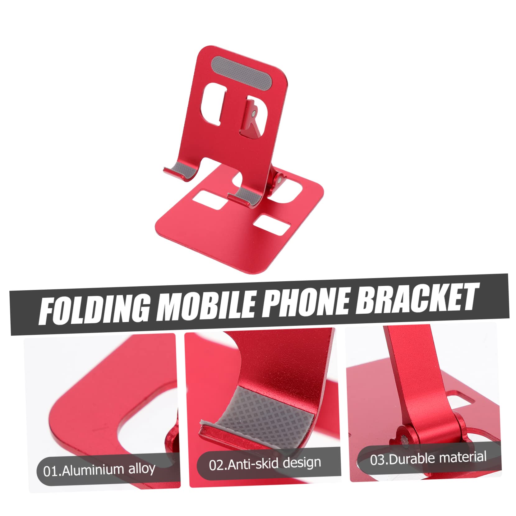 Gatuida 3pezzi Per Smartphone e Tablet Pieghevole Stand Regolabile Videochiamate e Film Colore