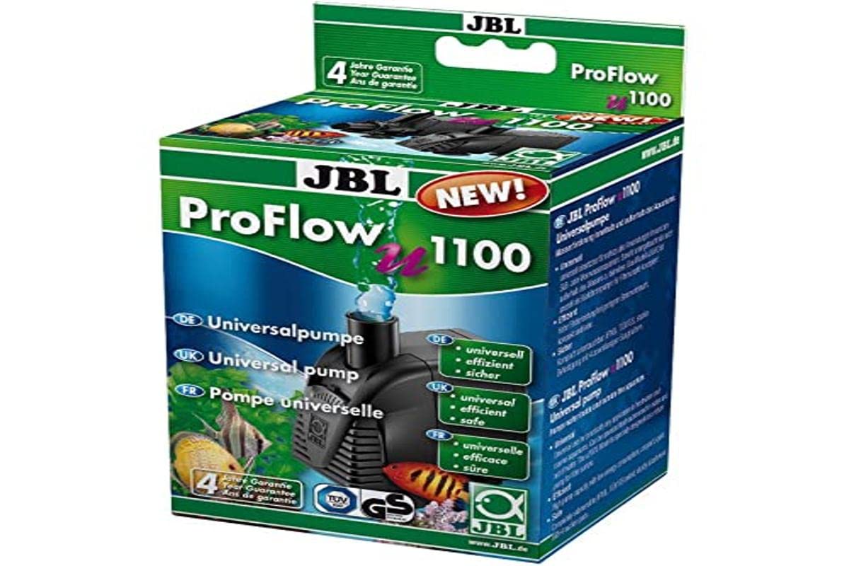 JBL ProFlow u1100 60584 Universal Pump with 1200 l/h for Water Circulation in Aquariums and Terrariums