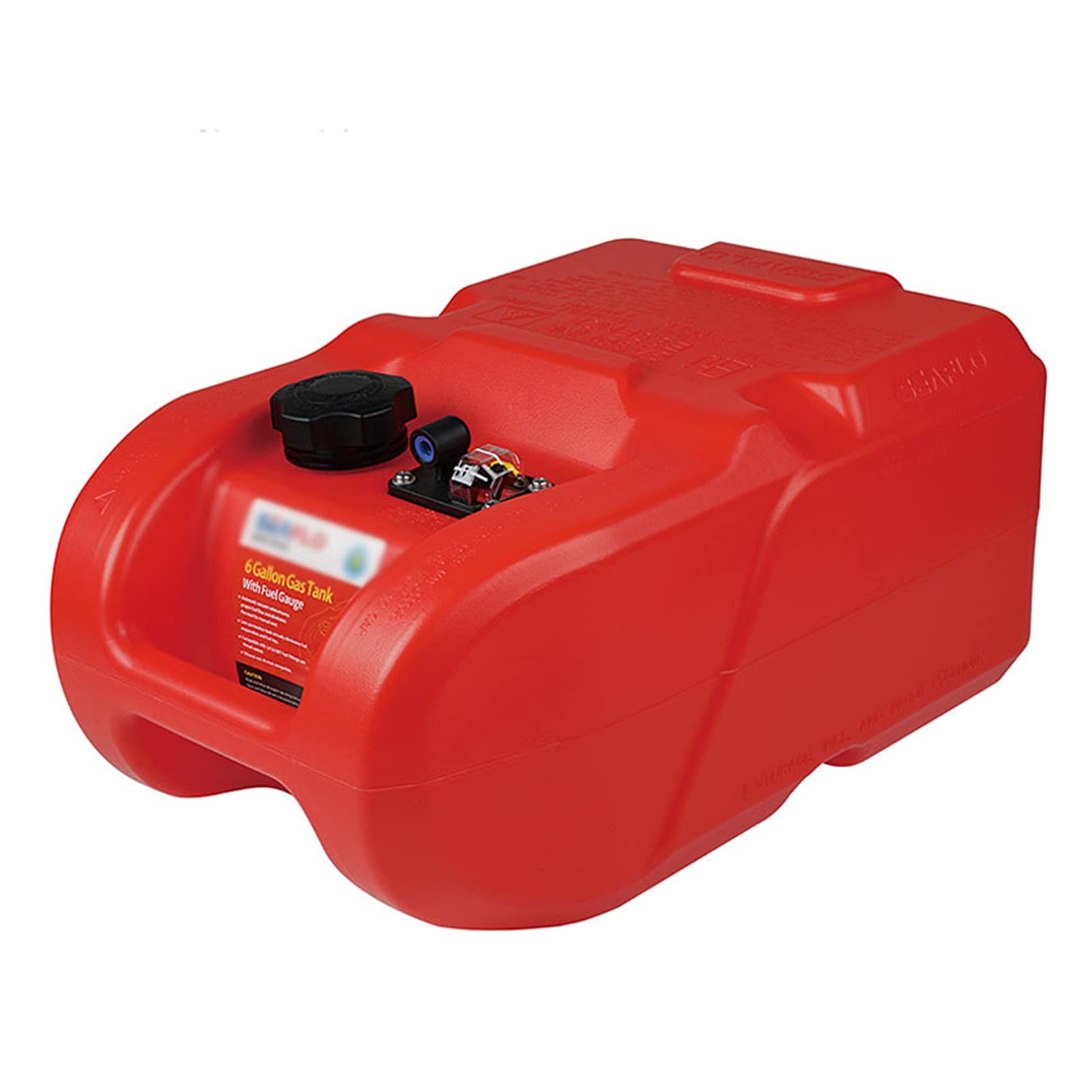 Recipientes para gasolina Bidón de gasolina de 24 l para almacenamiento de combustible, recipiente de aceite diesel, recipiente con pico vertedor para gasolina y diésel, bomba manual de sifón (rojo)
