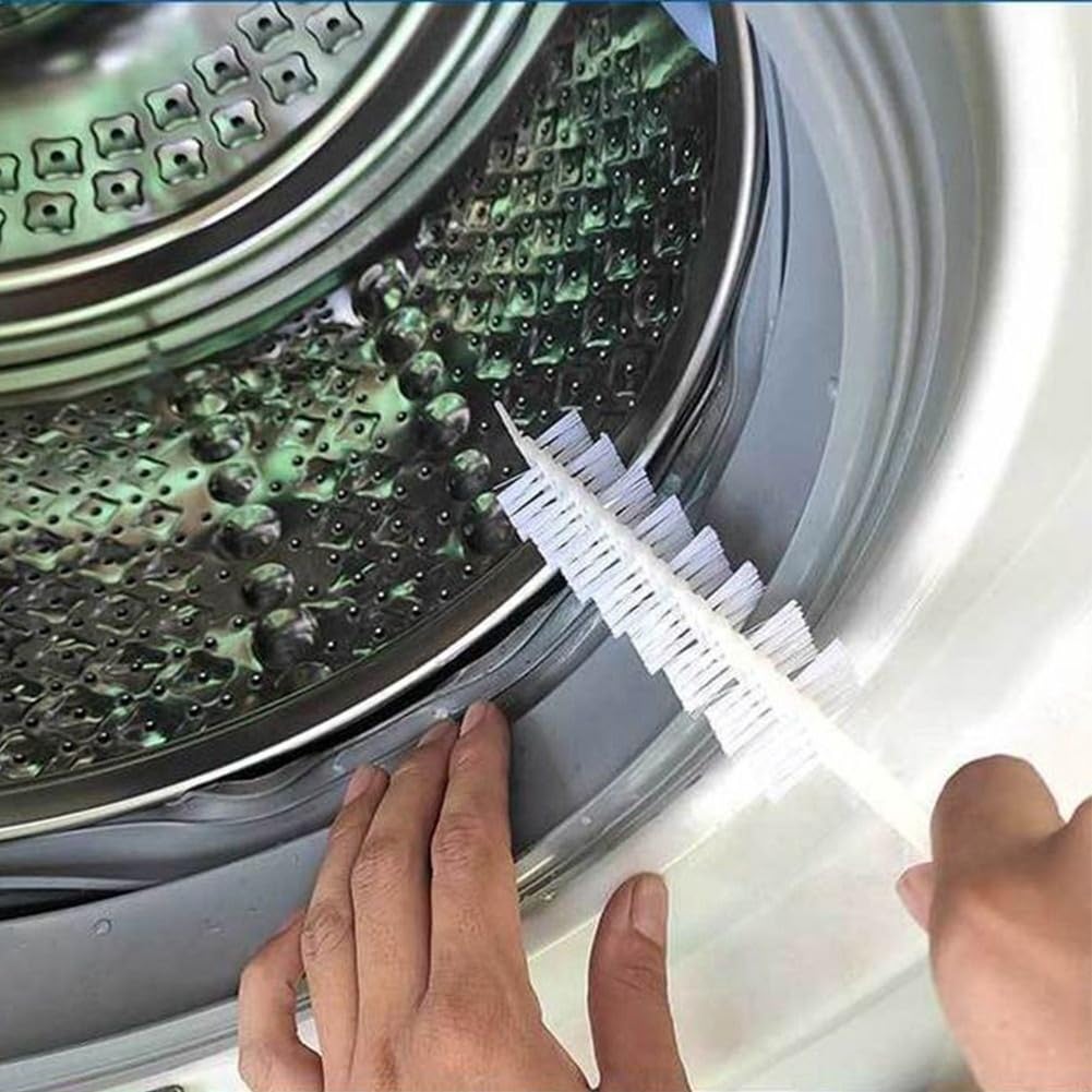 Lyreh Kit di 14 Spazzole per la Pulizia Della Lavatrice, Spazzola per Fessure Lavatrice a Carica Frontale Strumenti Pulizia del Bucato Prese d'Aria
