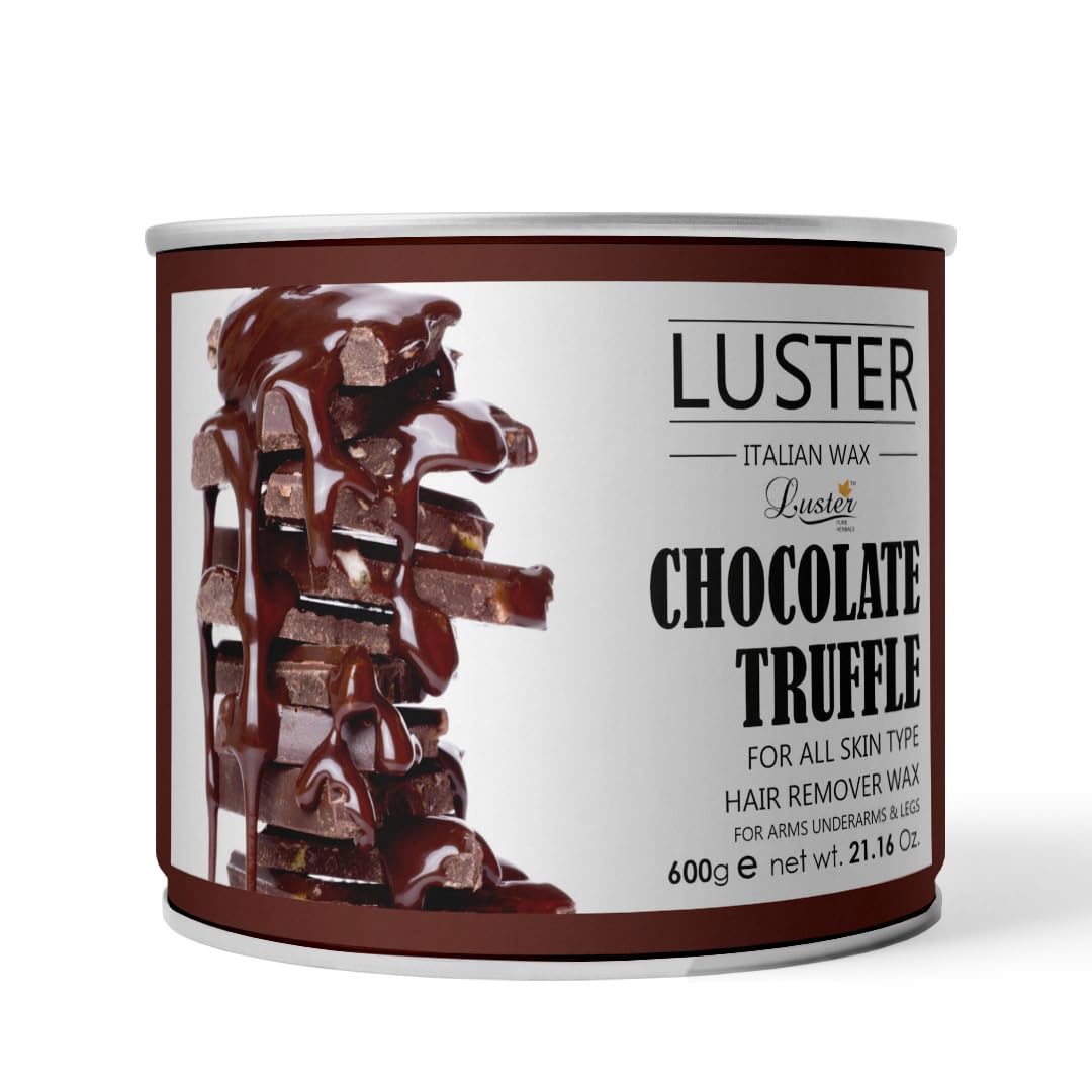 Luster Chocolate Truffle Hair Removal Hot Wax | De Tan Wax | Theobroma Cacao (Chocolate) Extract | Hair Remover Wax for Women | Body & Face Waxing | Natural Ingredients | Paraben & Sulphate Free (600g) (B07W2ZXLFQ) Amazon Price History, Amazon Price Tracker
