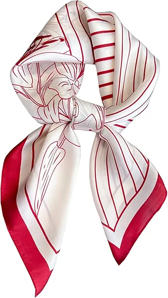 Neck Scarf For Womens Silky Head Scarves Hair Bandanas Square Scarf Fashion Accessories lightweight
