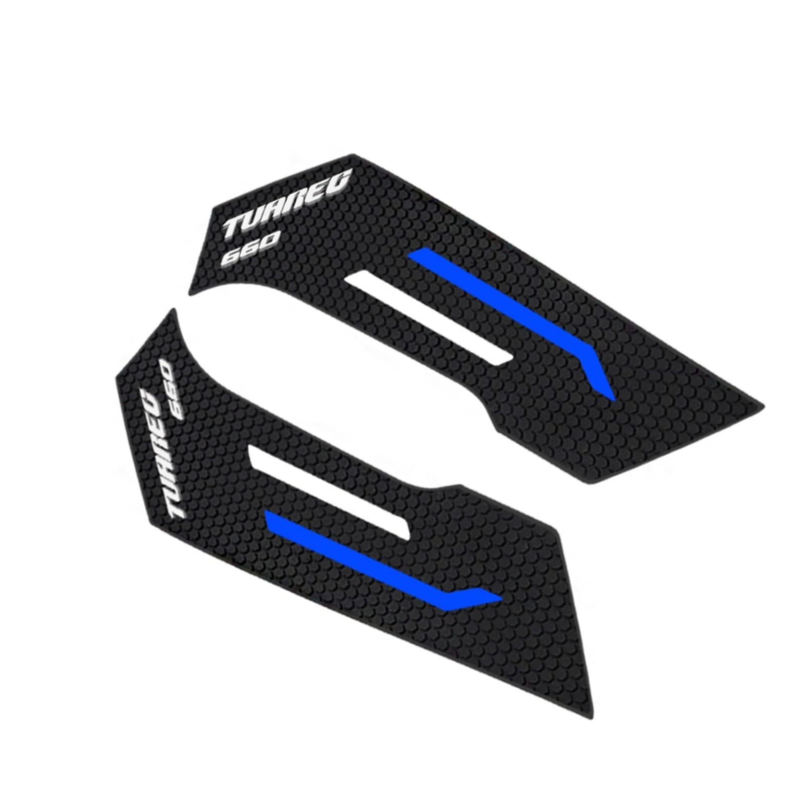 YHBH Rilievo Laterale del Serbatoio del Carburante Paraserbatoi per Moto Adesivi Protettivi Ginocchio Grip Traction Pad per Aprilia Tuareg 660 2022 Traction Pad(Blu)