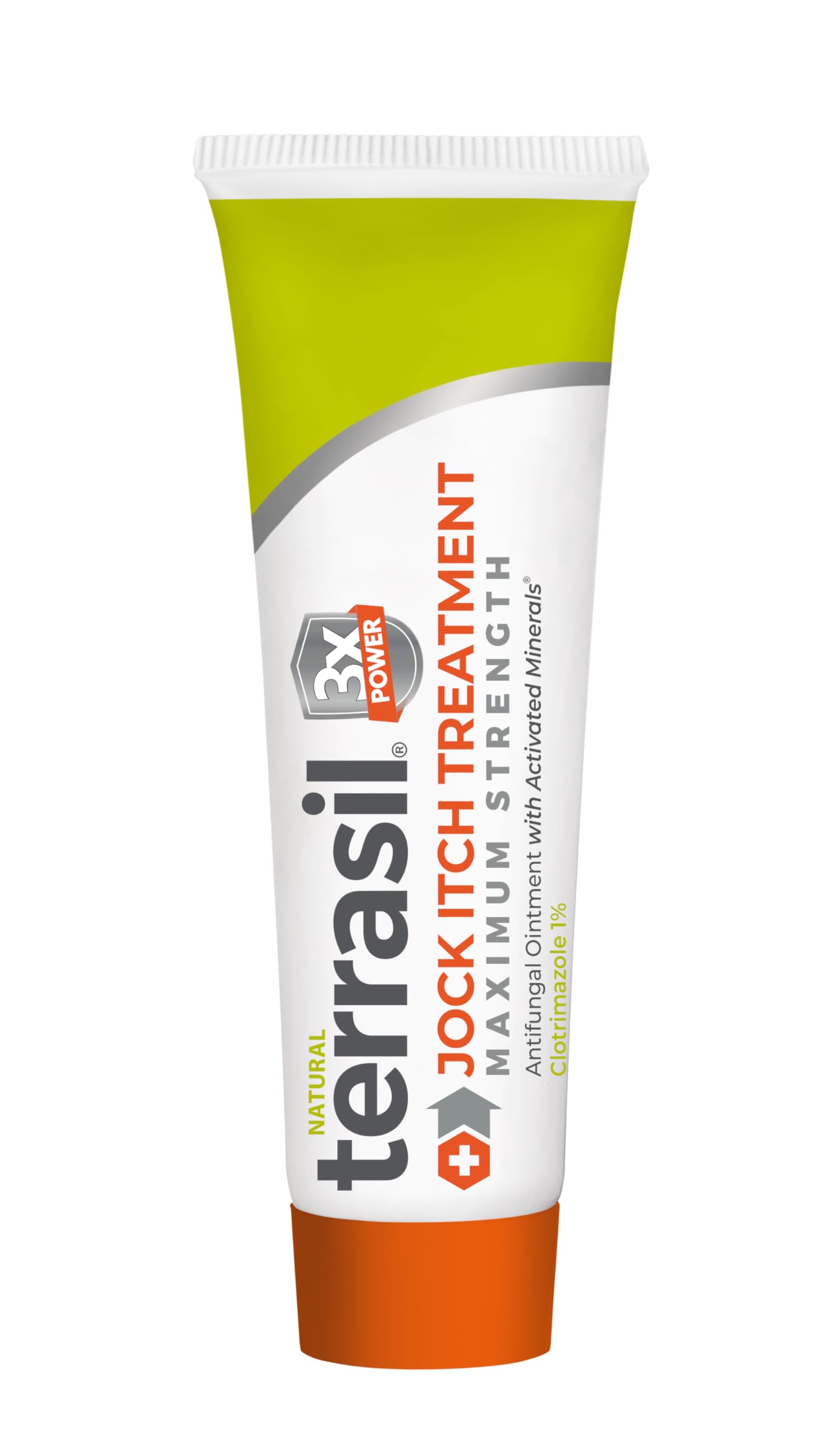 terrasil Jock Itch Cream, Clotrimazole 1% Antifungal Jock Itch Medicine Extra Strength, Fast Relief, Natural Soothing Care (1oz)