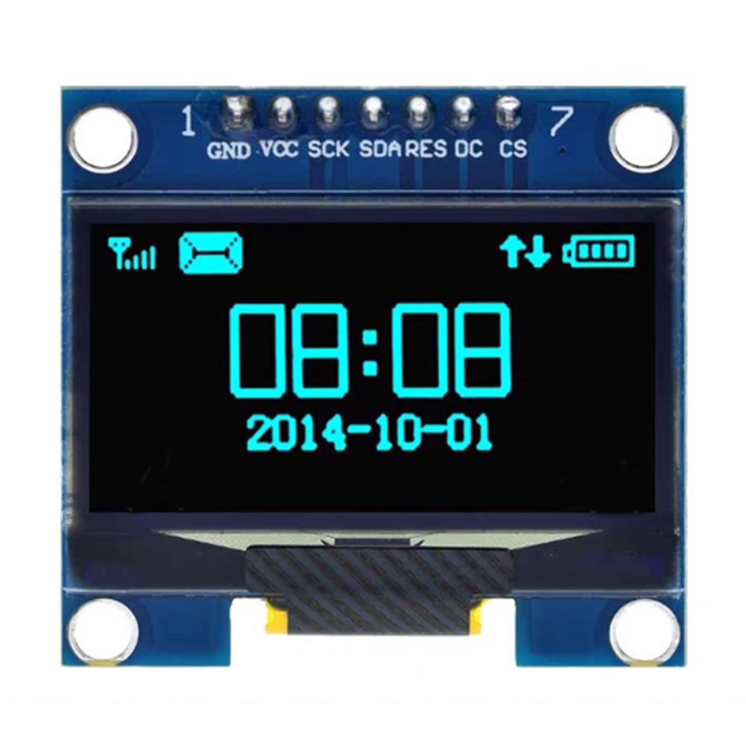 gotor sh1106 OLED Display Module SPI iic self Luminous Display Screen