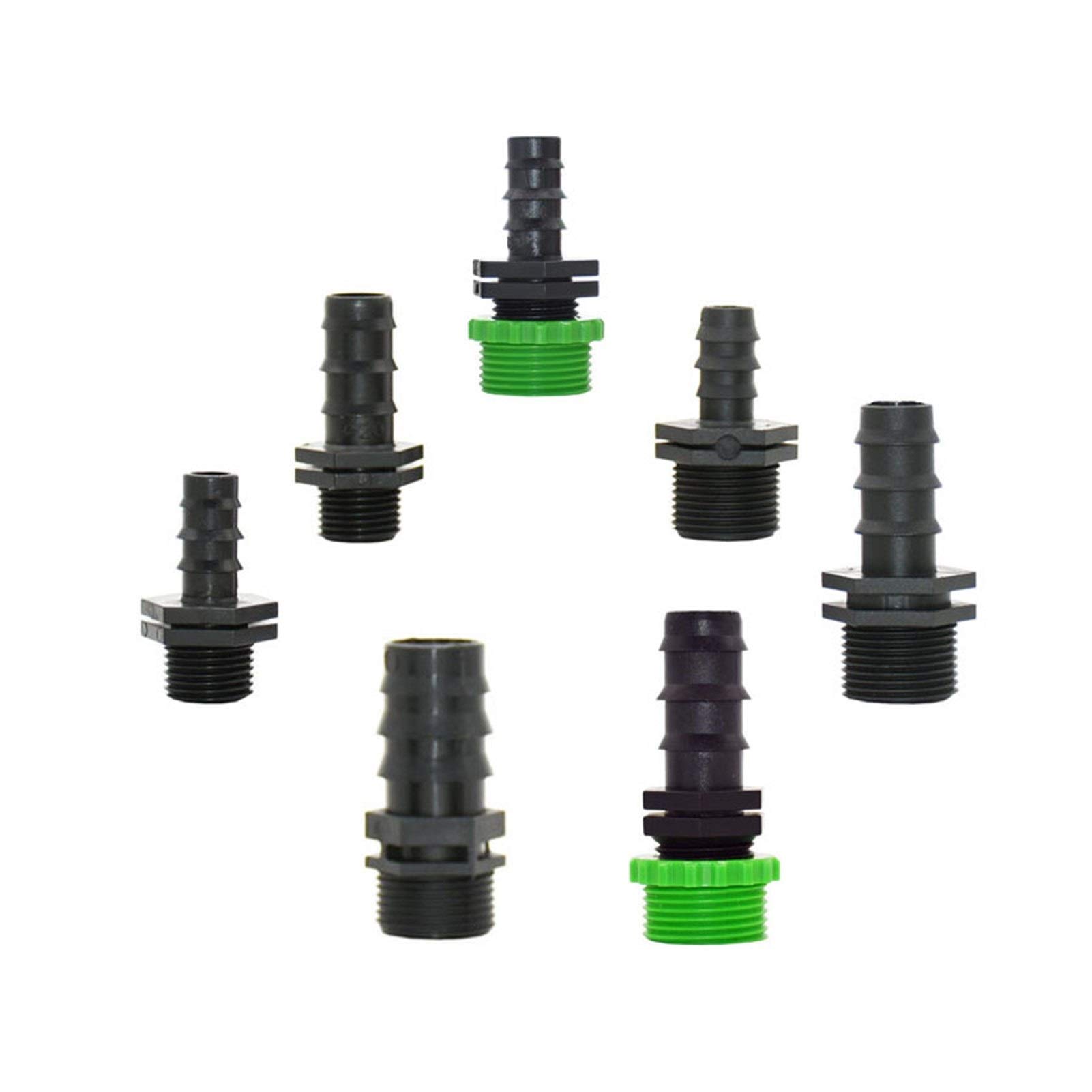 Connettore del Tubo da Giardino Filettatura Maschio 1/2 3/4 a 16mm 20 Millimetri 25 Millimetri Tubo for innaffiare connettore Water Garden Rubinetto e 1/2 3/4 Tubo connettore 40