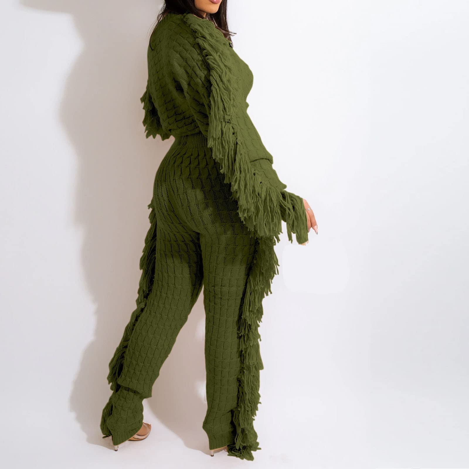 Tuta sportiva da donna, 2 pezzi, con cappuccio, casual, per il tempo libero, per lo sport, per il tempo libero, per lo sport, per il tempo libero, verde, S