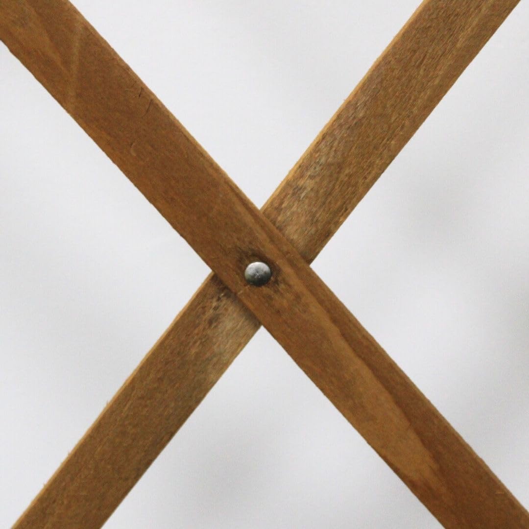Celosía Extensible de Madera Elegante en Blanco - Decoración Versátil y Duradera para Jardín y Hogar (0,5X1,5M, Madera) — view 3