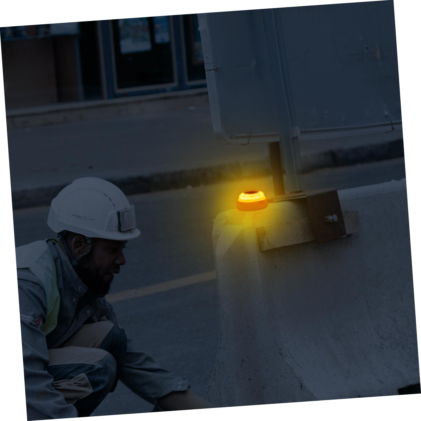 ULTECHNOVO 3piezas Luz De Advertencia Led Amarilla Para Vehículos Luz De Emergencia Magnética Intermitente Portátil Para Seguridad Carretera