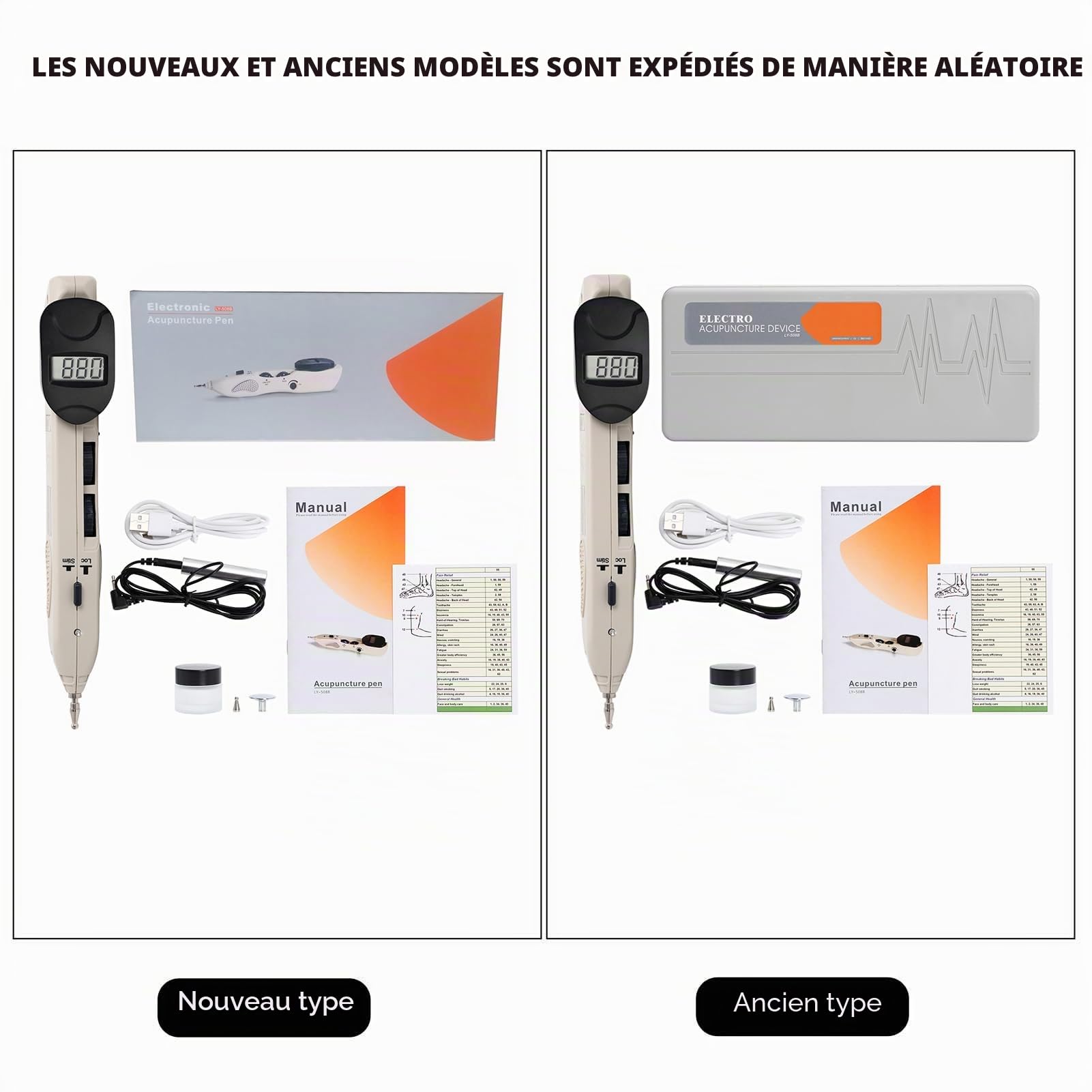 Stylo Acupuncture Stylo électronique D'acupuncture Sans Aiguille Soulagement de la Douleur Détecteur Point D'acupuncture Masseur Corporel Meridian Acupuncture Pen Rechargeable