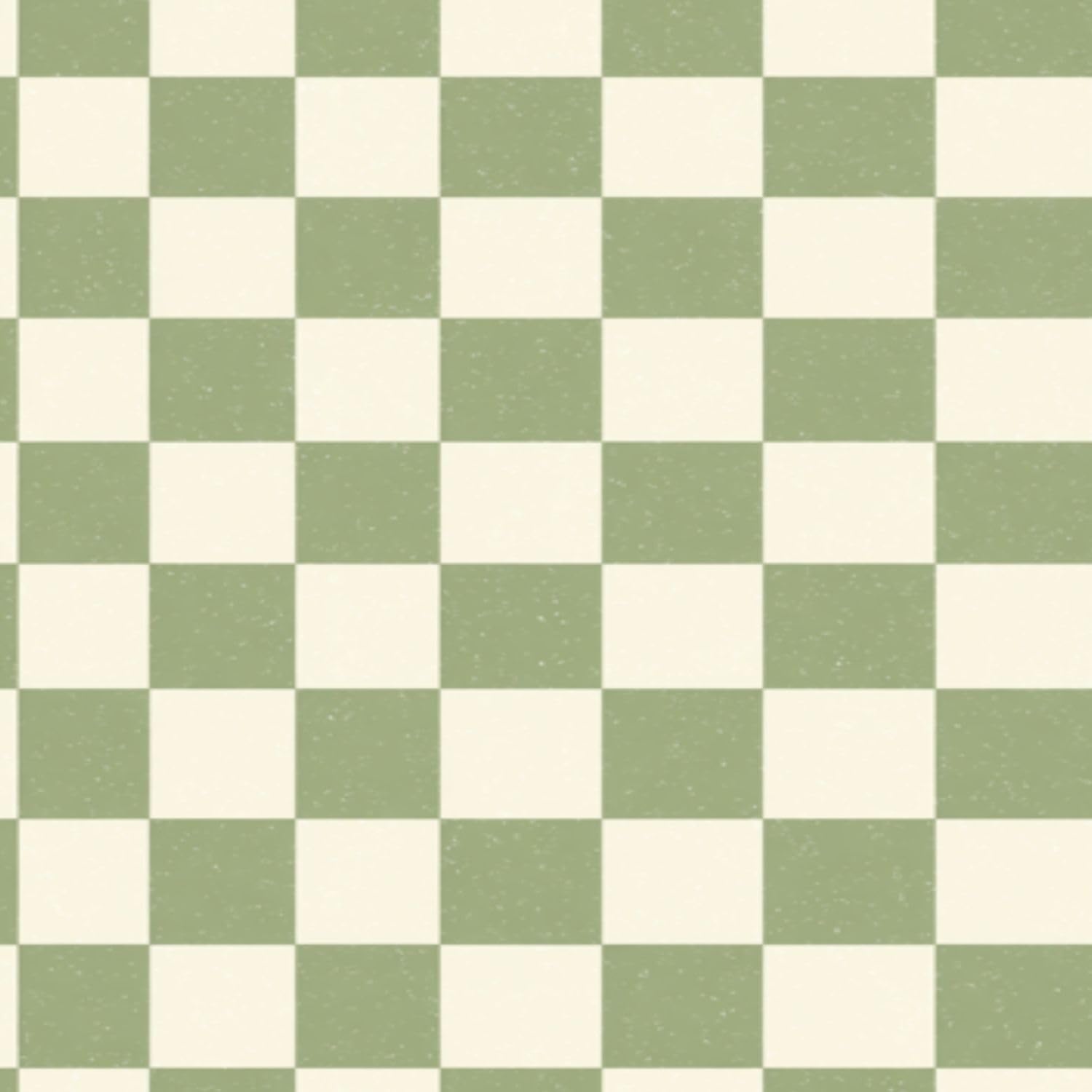 Deruinvaio Color7 Self Adhesive Feature Removable Green White Checkerboard Subtle Texture Peel And Stick Vinyl Wallpaper Roll, Sticky Lining Paper For Bedroom, Living Room, Kitchen Walls