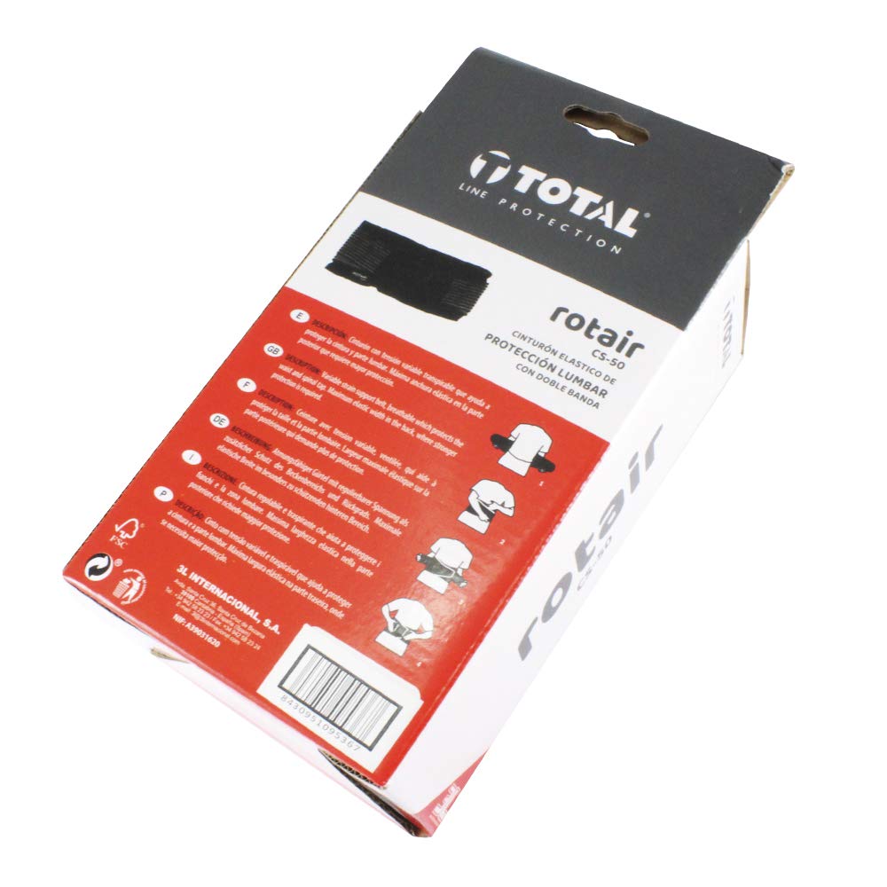 3L Internacional 095367 Faja lumbar Rotair CS50 T-M