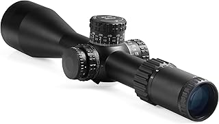 5-25x56 FFP First Focal Plane Rifle Scope w/Zero Stop MRAD Competition Riflescope with Flip Caps 6 Levels of Reticle Illumination 34mm Tube - Orcair